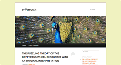 Desktop Screenshot of orffyreus.it